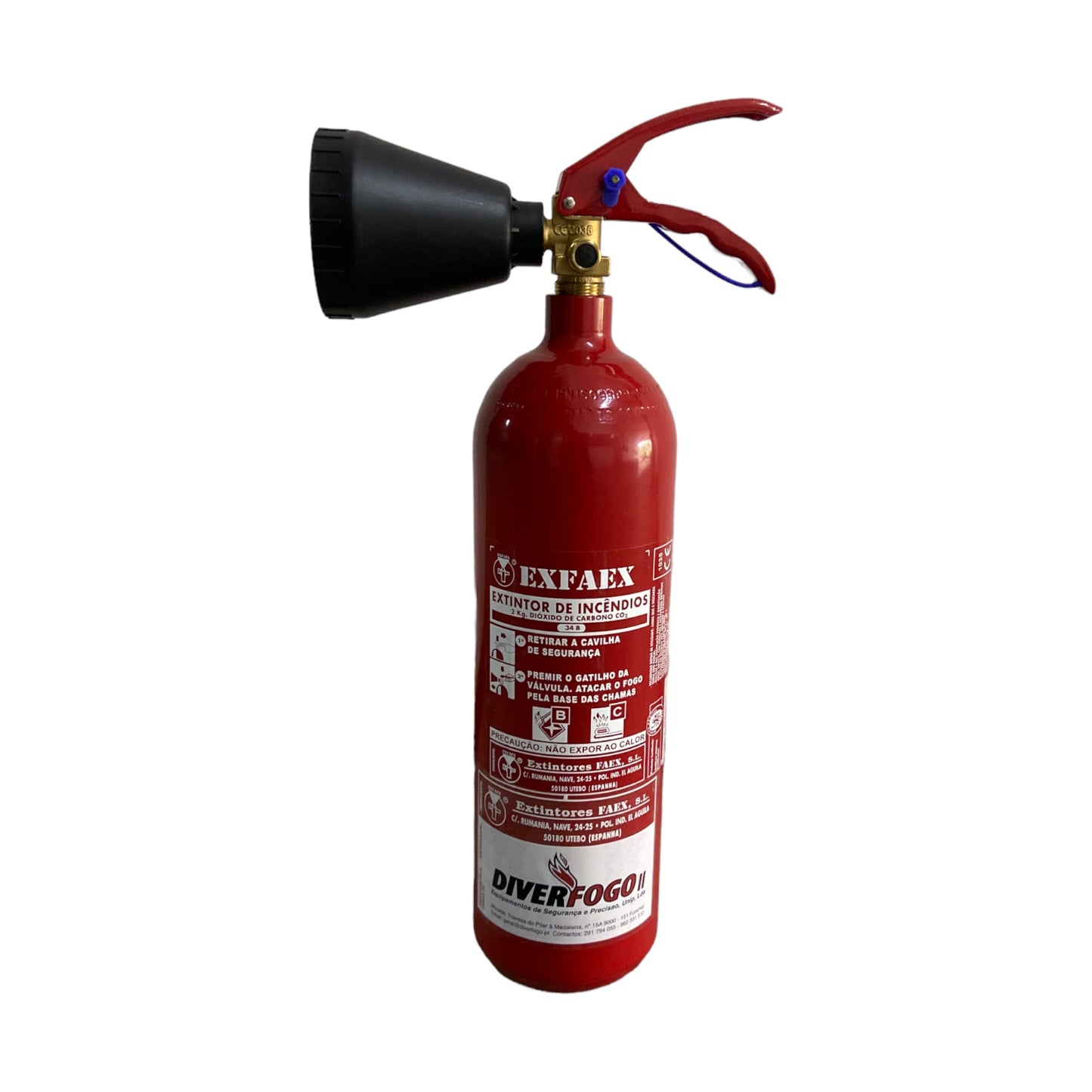 EXTINTOR 2KG CO2 DIÓXIDO CARBONO