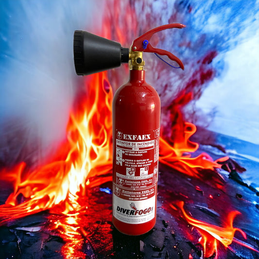 EXTINTOR 2KG CO2 DIÓXIDO CARBONO