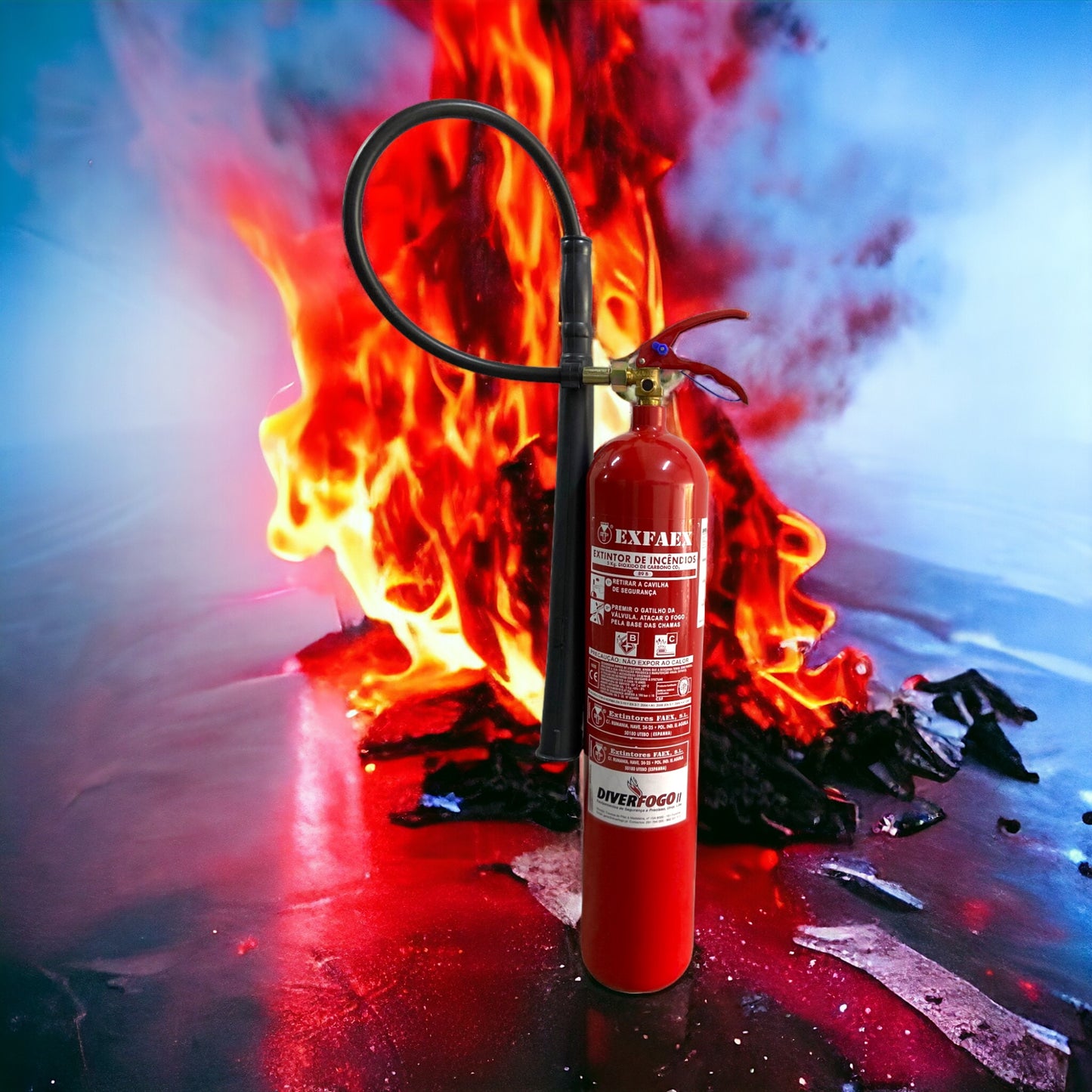 EXTINTOR 5KG CO2 DIÓXIDO CARBONO
