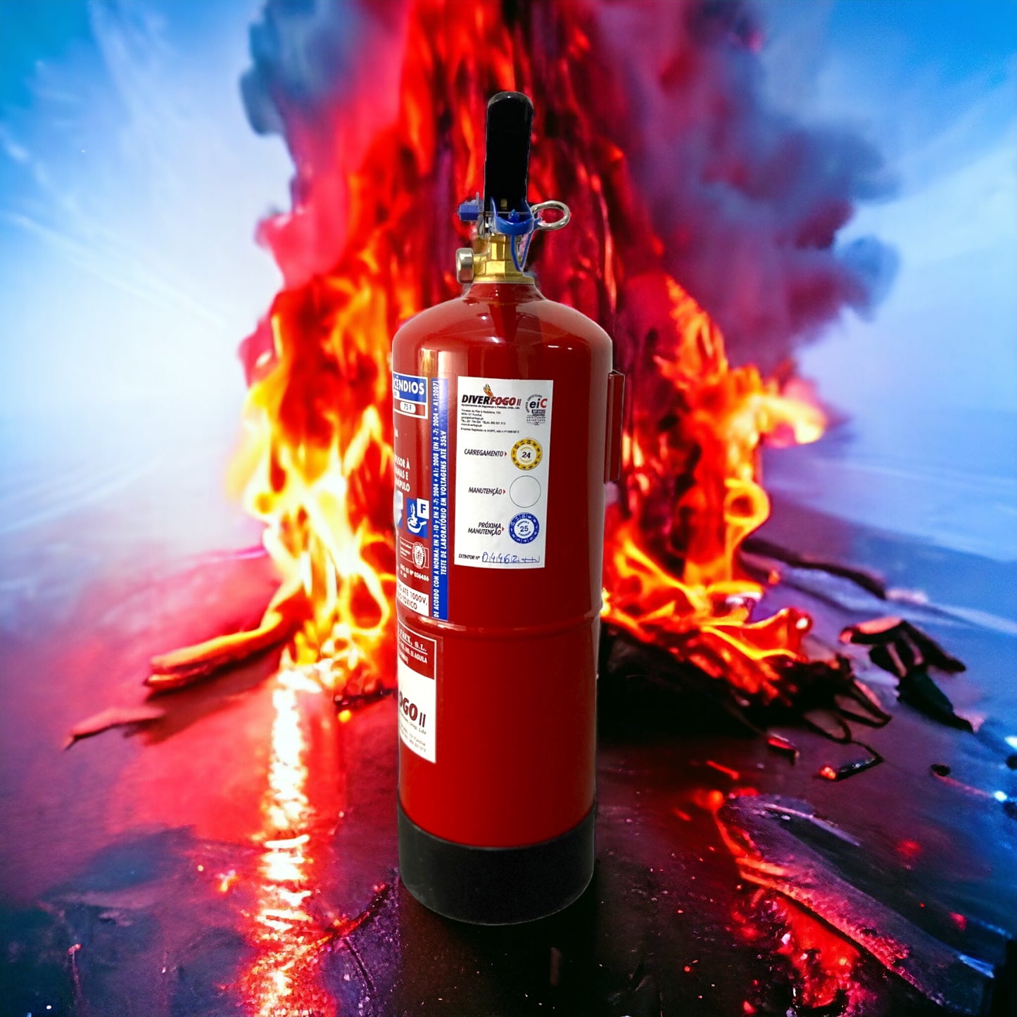 EXTINTOR 6LT ÁGUA + ADITIVO