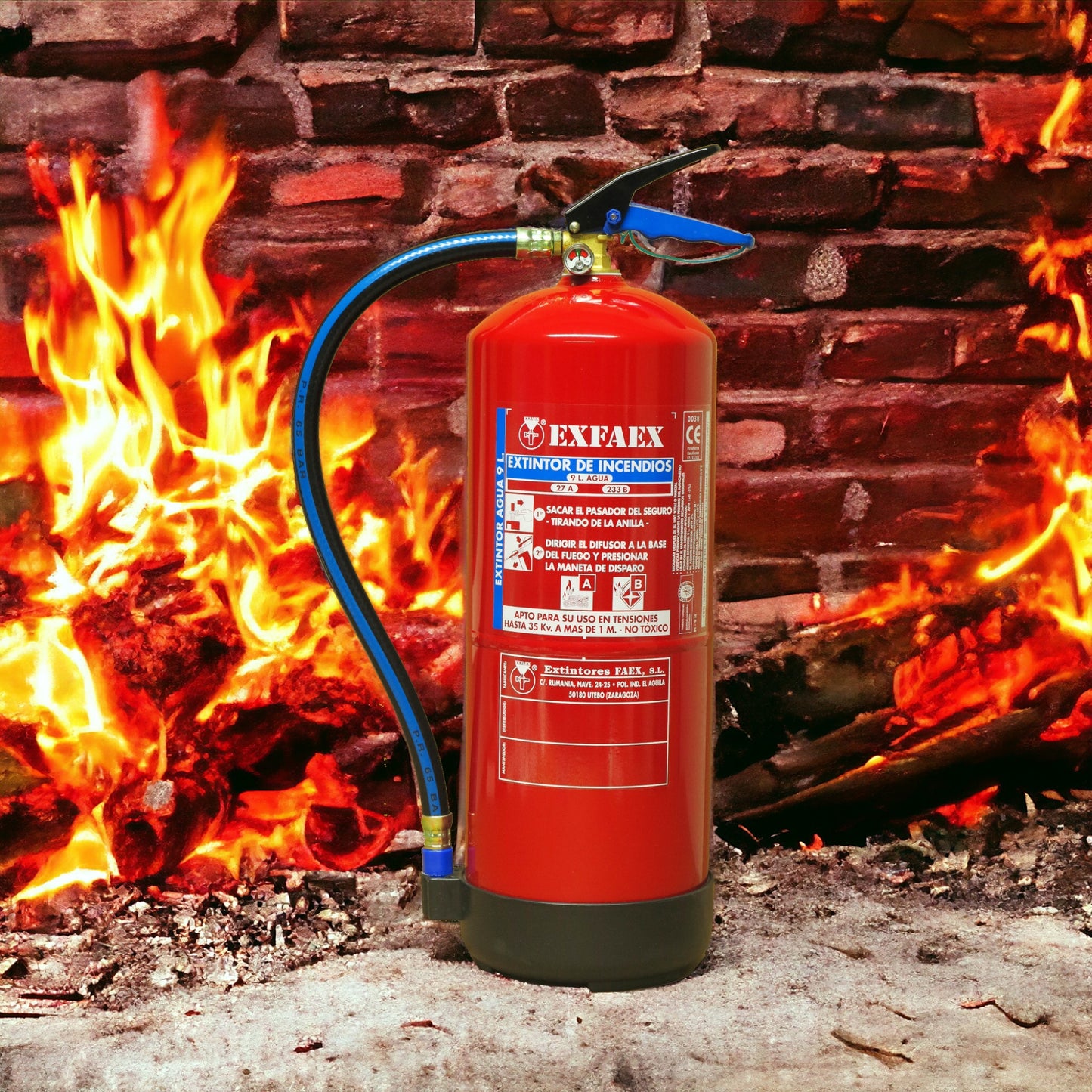 EXTINTOR 9LT ÁGUA + ADITIVO